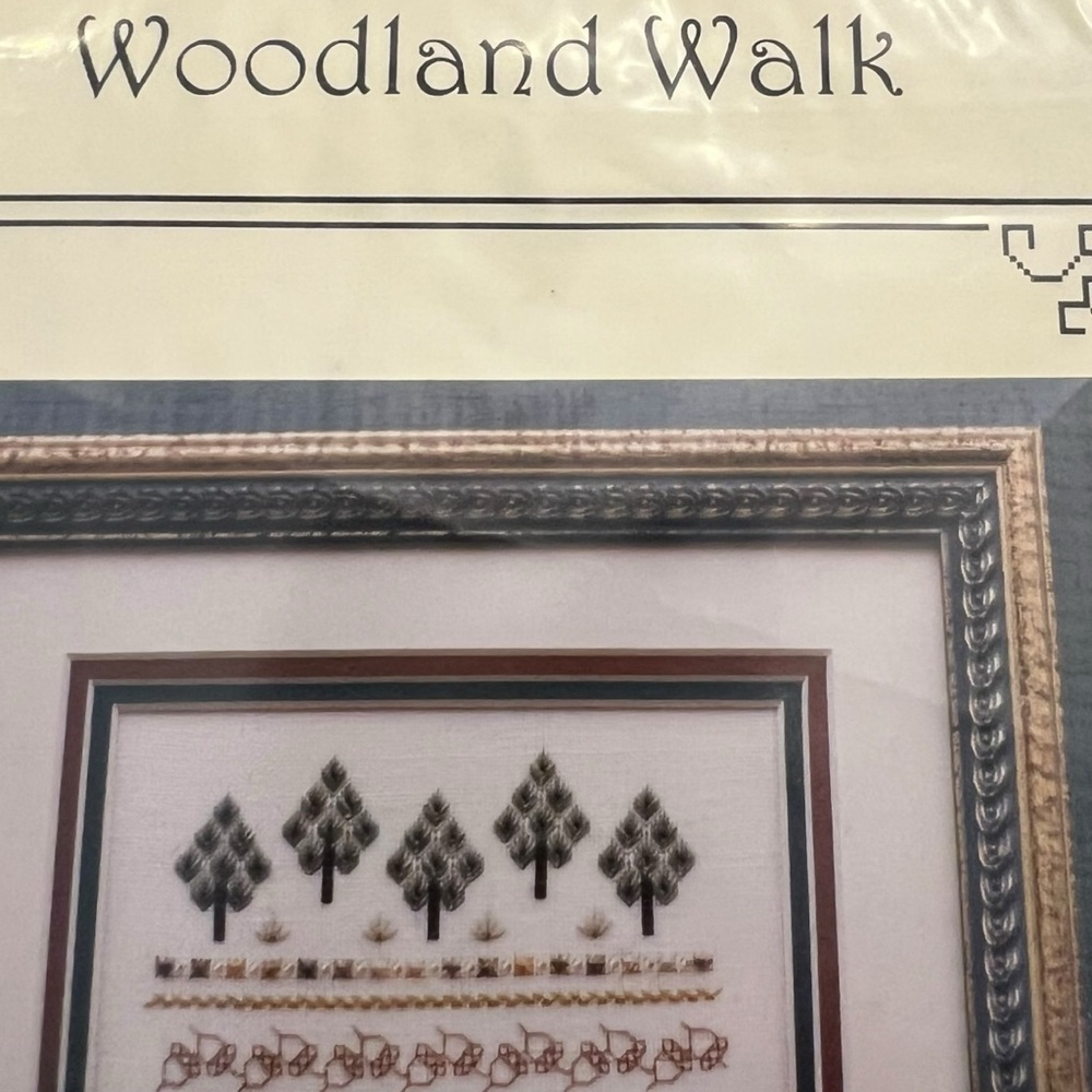 Patricia Ann‎ Designs WOODLAND WALK Cross Stitch Embroidery Pattern Autumn Fall - Picture 4 of 6